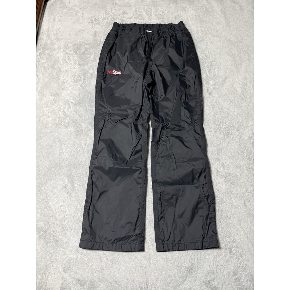 Columbia Storm Surge Omni-Tech Waterproof Rain Pants Womens Medium Black RL8032